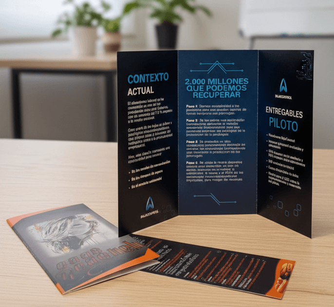 dípticos y trípticos